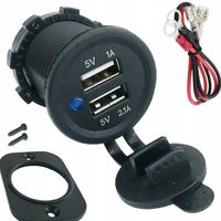 42606 ROZG.ŁADOWARKA 12/24V 2xUSB-2,1A-DEDAL