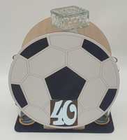 karafka PIŁKA + kieliszki 40 urodziny