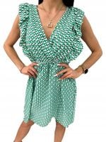 Sukienka suknia damska letnia wzorzysta S/M