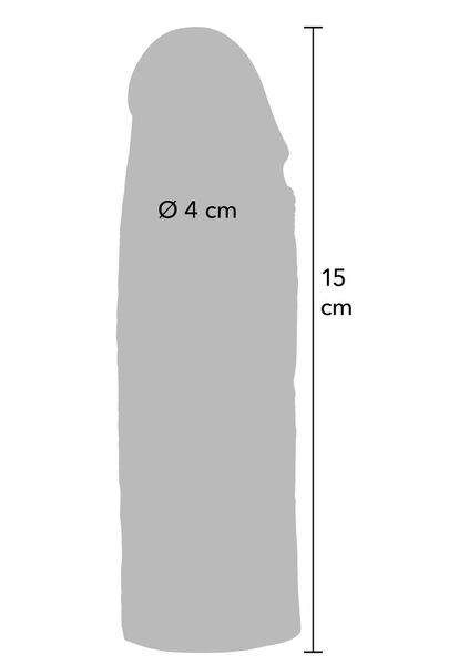 Penis Sleeve Liquid Silicone 15 Cm zdjęcie 8
