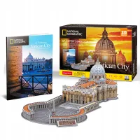 CUBIC FUN PUZZLE 3D National Geographic BAZYLIKA ŚW. PIOTRA Vatican DS0997H