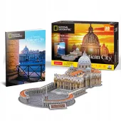 CUBIC FUN PUZZLE 3D National Geographic BAZYLIKA ŚW. PIOTRA Vatican DS0997H