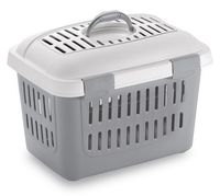 Transporter do przewozu małych zwierząt - Stefanplast Gulliver MIDI szary