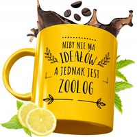 Złoty Kubek Premium Dla Zoologa Na Prezent Z Nadrukiem Ze Zdjęciem