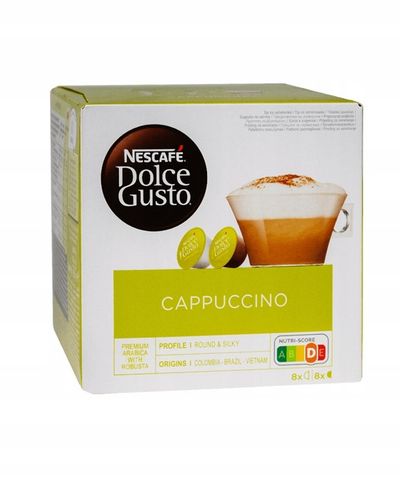 Kawa kapsułki NESCAFE DOLCE GUSTO CAPPUCCINO 16szt + GRATIS videobook na Arena.pl