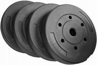 ZESTAW 4X OBCIĄŻENIE BITUMICZNE KOMPOZYTOWE 5KG TALERZ 20KG