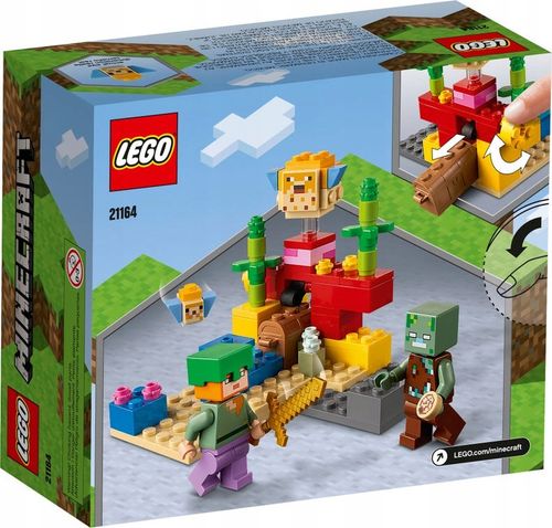 21164 - lego minecraft - rafa koralowa na Arena.pl