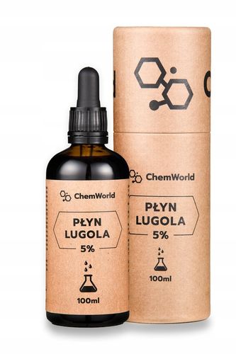 ChemWorld Płyn Lugola 5% Jod Jodek Potasu 100ml na Arena.pl