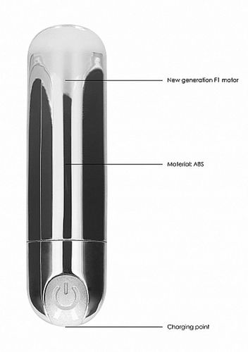 10 speed rechargeable bullet - silver na Arena.pl