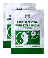 2x Orgasm Control Delay Wipes Chusteczki Opóźniające Wytrysk SHS