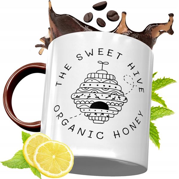 Kubek Bordowy Dla Pszczelarza Na Urodziny Prezent Z Nadrukiem Ze Zdjęciem zdjęcie 1