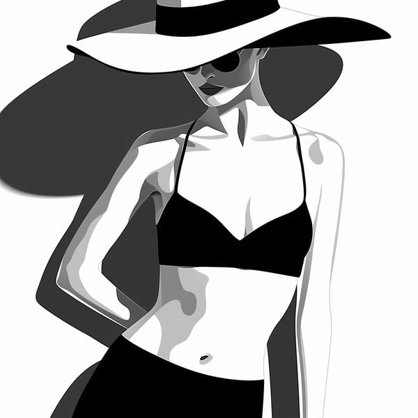 Plakat 70x70cm Strój zdjęcie 1