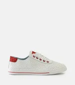 Trampki damskie białe perforowane sneakersy sznurowane Ruala 38