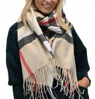 Modny Kobiecy Szal w angielską kratę Kolory