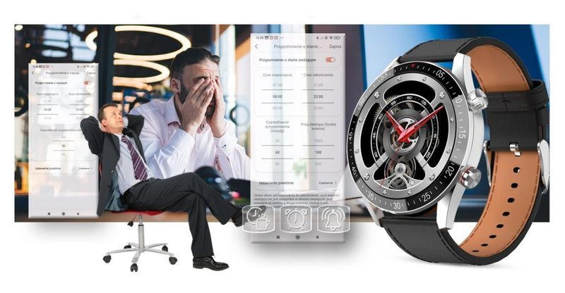 Smartwatch Męski Gravity GT4-5 zdjęcie 15