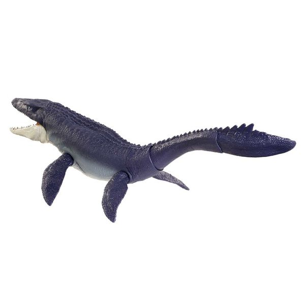 JURASSIC WORLD DINOZAUR MOSASAURUS 71cm HNJ56 zdjęcie 7