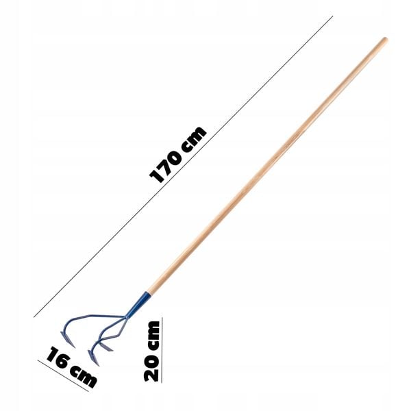 Kultywator Ręczny Spulchniacz Gleby Ziemi Metalowy zdjęcie 3