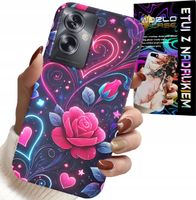ETUI DO OPPO A79 5G - SERCE, RÓŻA, NASTOLETNIE CASE + FOLIA