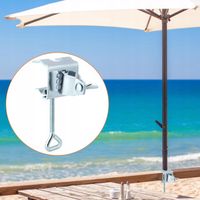 UCHWYT NA PARASOL PODSTAWA STOJAK BALKONOWY NA BALKON METALOWY SOLIDNY 2SZT