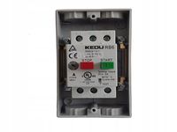 Wyłącznik włącznik silnika termiczny RB6 4–6,3 A w obudowie KEDU