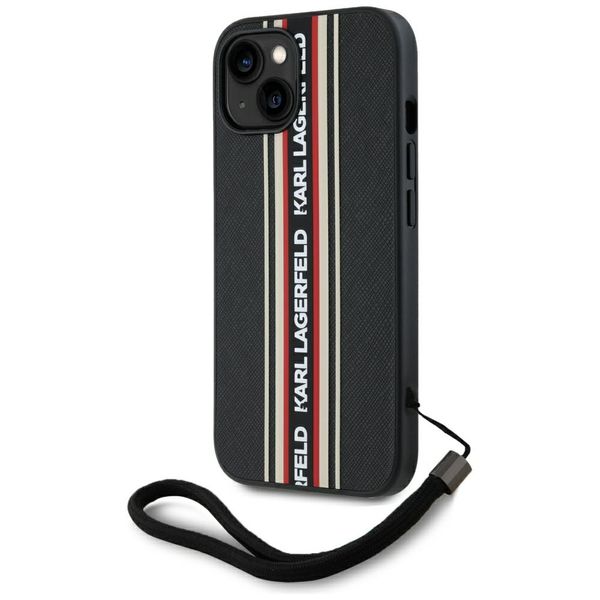 Etui Karl Lagerfeld do iPhone 15, Czarny zdjęcie 2