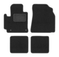 Dywaniki welurowe LUX Toyota RAV4 II 2WD 2001-2005 3-drzwi grafit