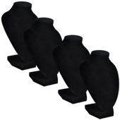 Ekspozytor na naszyjnik 9x8,5x15 cm czarny