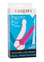 silicone dual penetrator pink