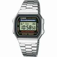 Zegarek Unisex Casio A168WA-1YES Czarny Srebrzysty (Ø 36 mm)