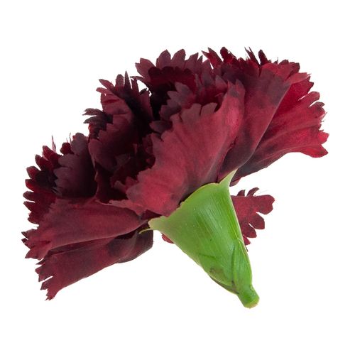 Goździk Wyrobowy Główka Kwiatu Sztuczne Kwiaty Jak Żywe Do Stroików Bordowy na Arena.pl