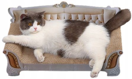 DRAPAK DLA KOTA SOFA LEGOWISKO KARTON TEKTUROWY zdjęcie 3