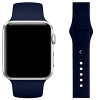 mercury pasek silicon apple watch 38/40/41 mm niebieski/navy