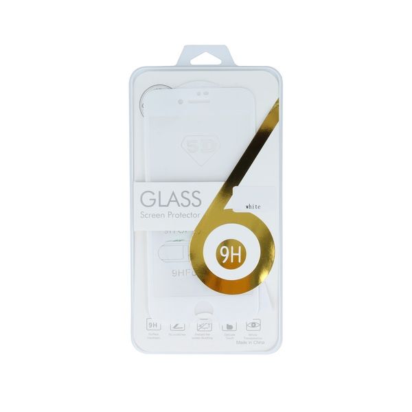 Szkło hartowane Tempered Glass 5D do iPhone 7 Plus / iPhone 8 Plus białe z ramką na Arena.pl