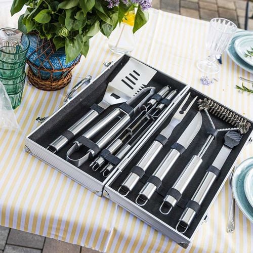 zestaw przyborów do grilla grillowania w walizce klausberg kb-7901 na Arena.pl