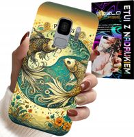 ETUI DO SAMSUNG GALAXY S9 - ZNAK ZODIAKU, RYBA ASTRONOMIA + FOLIA