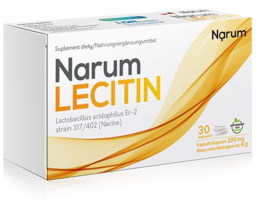 Narum plus Lecitin 200 mg, 30 kaps NARINE na Arena.pl