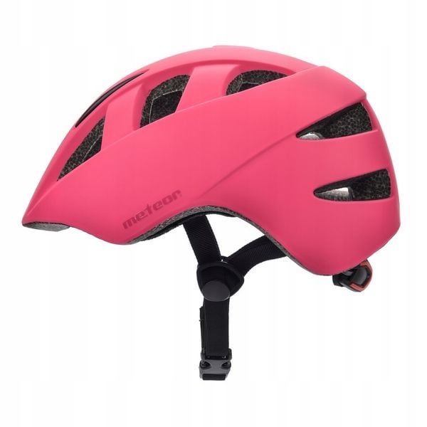KASK ROWEROWY METEOR PNY11 S 43-48 IN-MOLD różowy zdjęcie 8