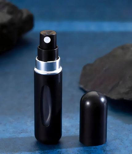 Atomizery podróżne do perfum wielokrotnego użytku 5x 5ml czarne na Arena.pl