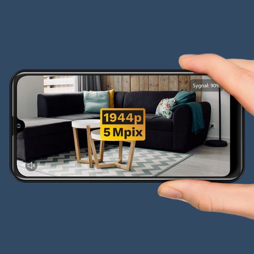 Kamera IP wewnętrzna Kruger&Matz Connect C25 5Mpx Tuya na Arena.pl