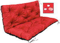 Poduszka PODUCHA 150x60x50 na ławkę ogrodową huśtawkę WODOODPORNA czerwony