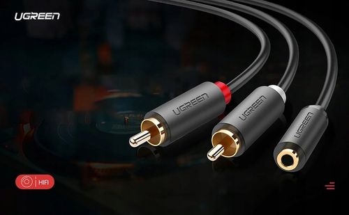 Kabel Przewód Audio JACK 3,5 2x RCA Chinch STEREO HQ Przejściówka na Arena.pl
