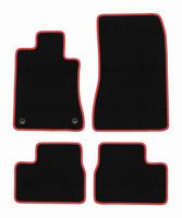 Dywaniki welurowe CARLUX-RED do BMW 3 E30 1982-1994 czarne/czerwone