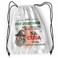 Plecak Dla Vice Dyrektora Sportowy Szkolny Worek Z Nadrukiem Ze Zdjęciem