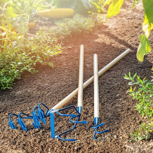 Kultywator Ręczny Spulchniacz Gleby Ziemi Metalowy zdjęcie 8