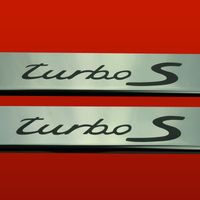 Listwa progowa PORSCHE 911 996 TURBO S Stal nierdzewna 304 połysk 2szt