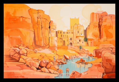 Plakat 30x20cm Ruiny pod Słońcem na Arena.pl