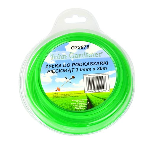 ŻYŁKA TNĄCA DO KOS I PODKASZAREK 3 MM 30 MB JG G73978 PIĘCIOKĄT na Arena.pl