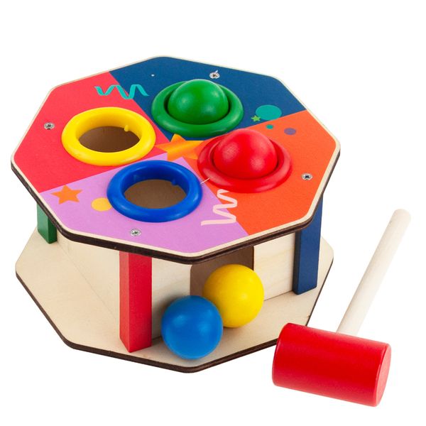 GRA WBIJANKA PRZEBIJANKA WBIJAK DREWNIANY + MŁOTEK zdjęcie 8