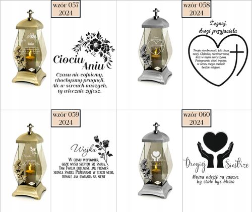 ZNICZ z różą GRAWER KAPLICZKA personalizowany napis dedykacja DLA BRATA na Arena.pl