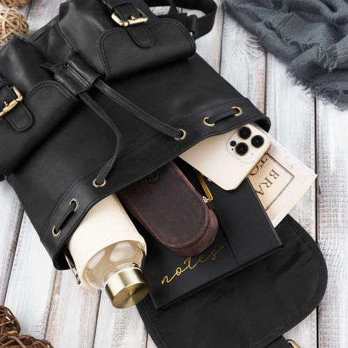 zestaw prezentowy dla niej zup-100-bl plecak skórzany t-16-bl portfel na Arena.pl